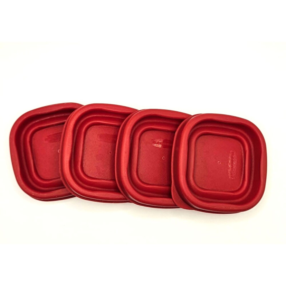 Replacement 2.5" Lids for Rubbermaid Food Storage Containers 1/2 .5 Cup (4 pc)